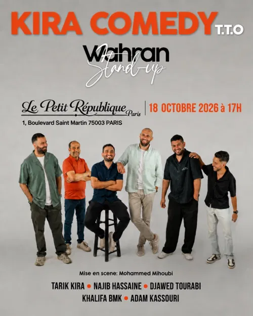 Affiche de Kira Comedy présente Wahran Stand-up