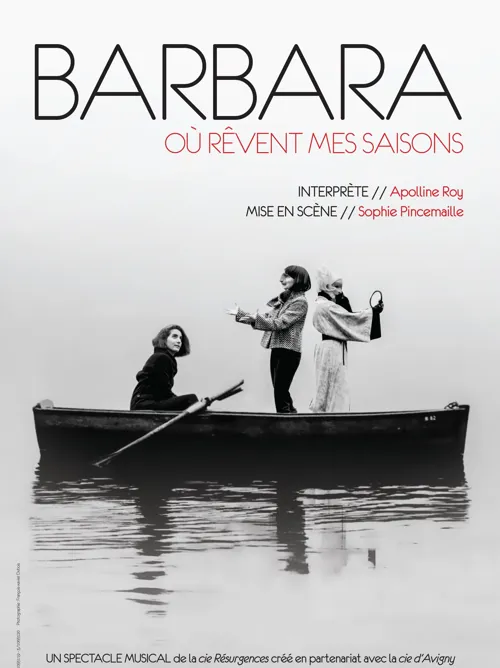 Affiche de Barbara, où rêvent mes saisons