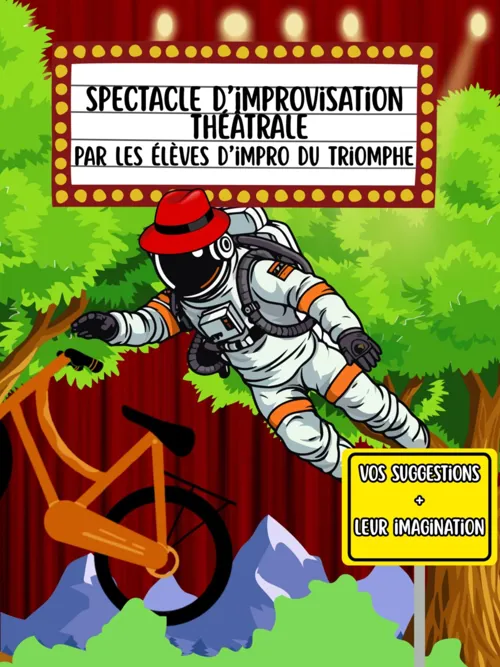 Affiche de Théâtre d'improvisation