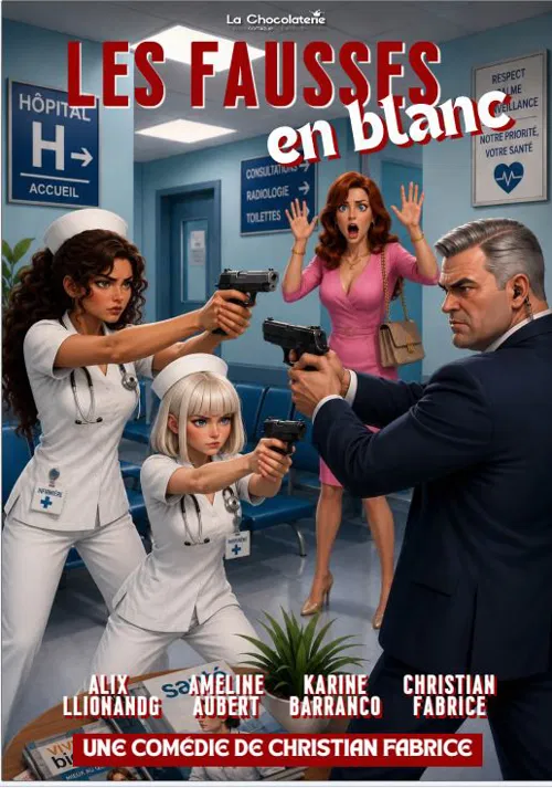 Affiche de Les Fausses en Blanc