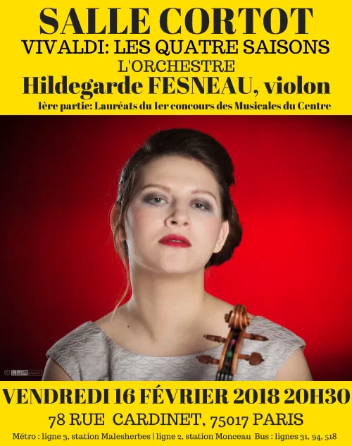 Affiche de Vivaldi Les quatre saisons - Hildegarde Fesneau