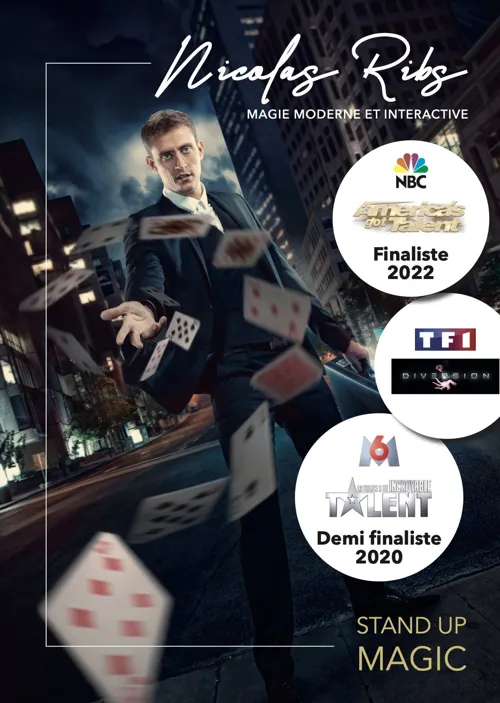 Affiche de Nicolas Ribs dans Stand Up Magic