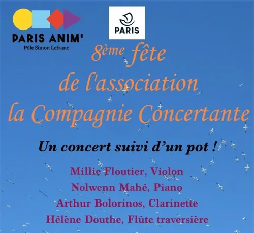 Affiche de Fête de l'association La Compagnie Concertante
