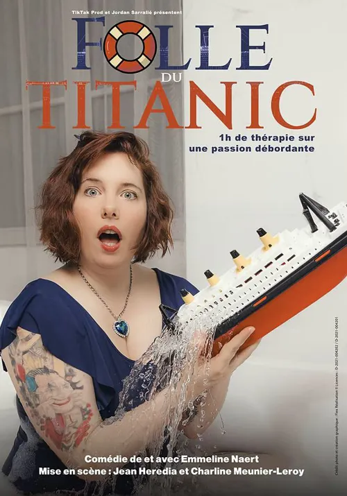 Affiche de Emmeline Naert dans Folle du Titanic