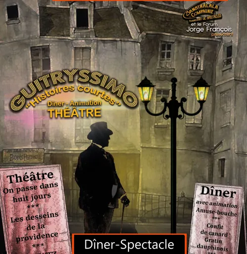 Affiche de Dîner spectacle : Guytrissimo | Soirée Sacha Guitry