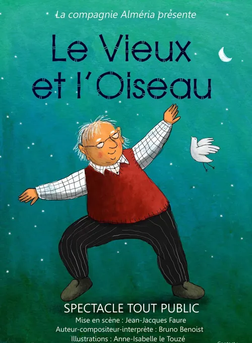 Affiche de Le vieux et l'oiseau
