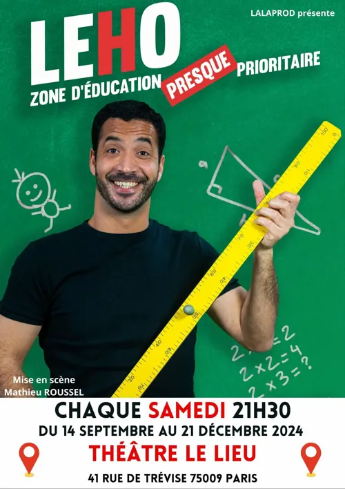 Affiche de Leho dans ZEPP, Zone d'éducation presque prioritaire !