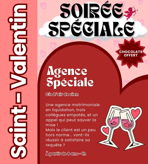 Affiche de Saint-Valentin : Agence spéciale
