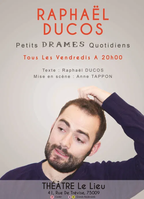Affiche de Raphael Ducos dans Petits drames quotidiens