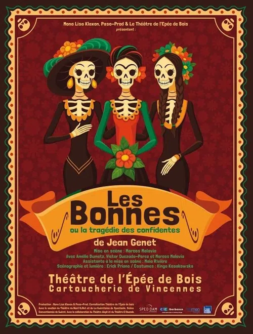 Affiche de Les Bonnes ou la tragédie des confidentes