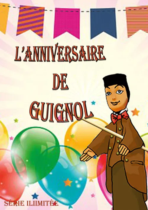 Affiche de l'anniversaire de guignol