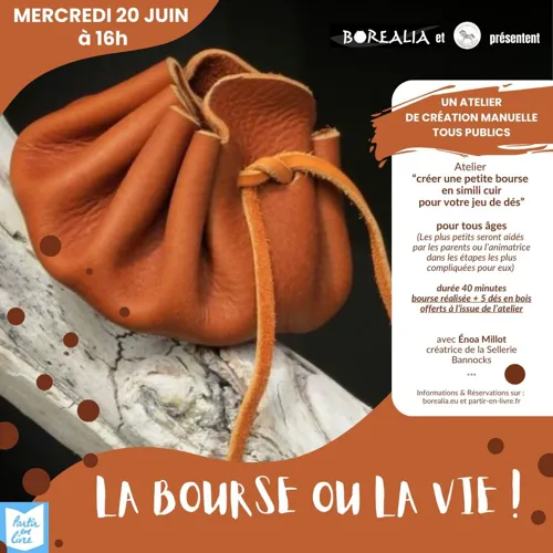 Affiche de Atelier de création : La bourse ou la vie !