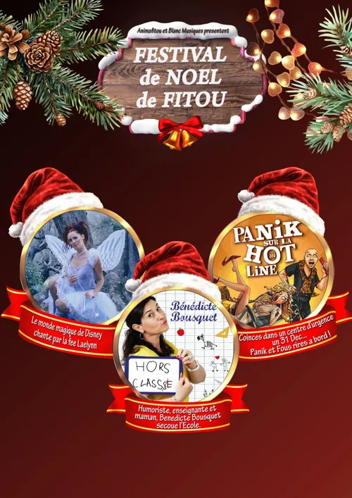 Affiche de Festival de Noël de Fitou - Pass 3 spectacles
