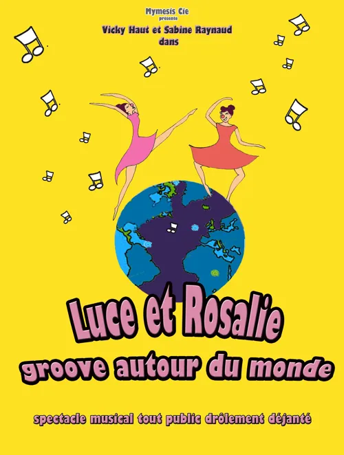 Affiche de Luce et Rosalie groove autour du monde