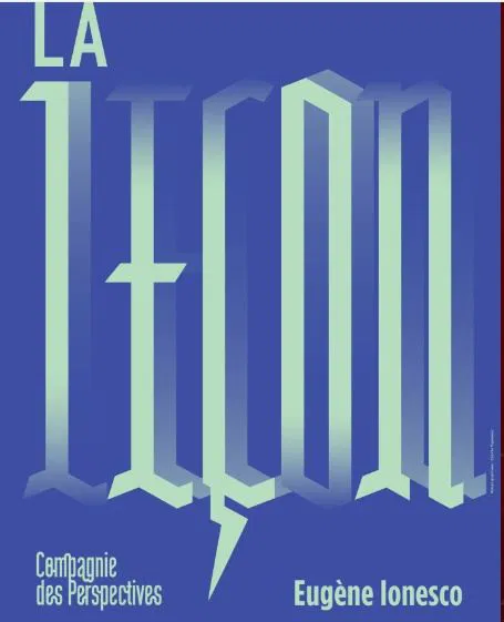 Affiche de La leçon