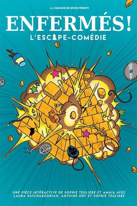 Affiche de Enfermés !