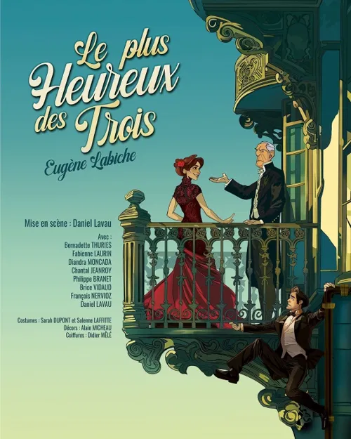 Affiche de Le plus heureux des trois