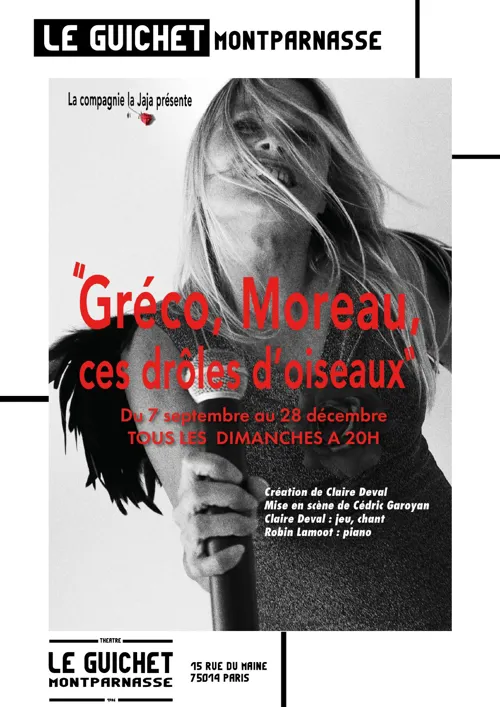 Affiche de Gréco, Moreau, ces drôles d'oiseaux