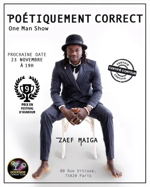 Affiche de Zaef Maiga dans Poétiquement correct