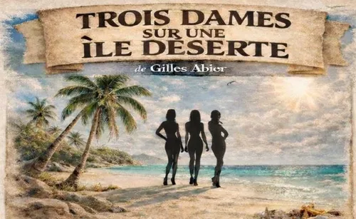 Affiche de 3 dames sur une île déserte