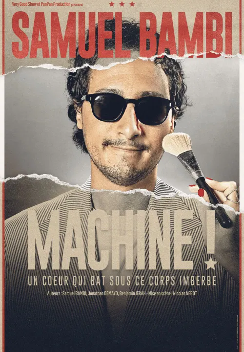 Affiche de Samuel Bambi dans Machine !