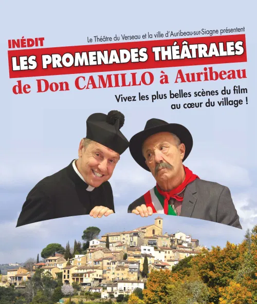 Affiche de Les promenades théâtrales de Don Camillo à Auribeau