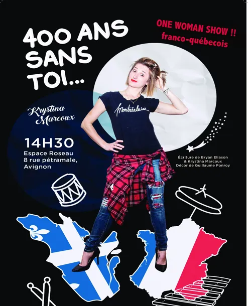 Affiche de Krystina Marcoux dans 400 ans sans toi...