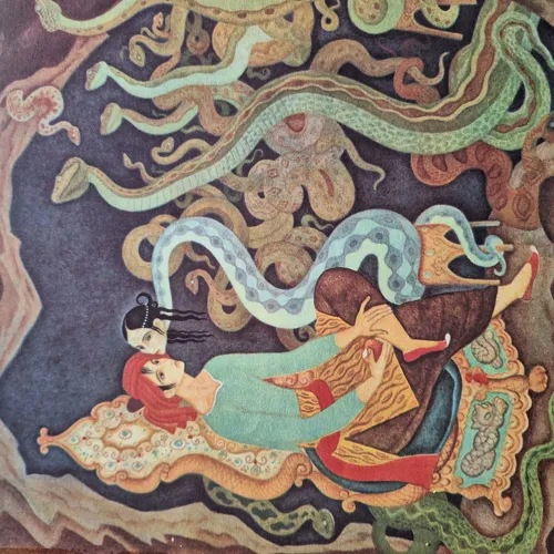 Affiche de Catherine Zarcate conte Les délices des 1001 nuits