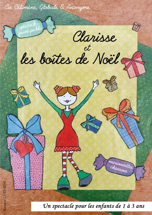 Affiche de Clarisse et les boîtes de Noël (version 1 à 3 ans)