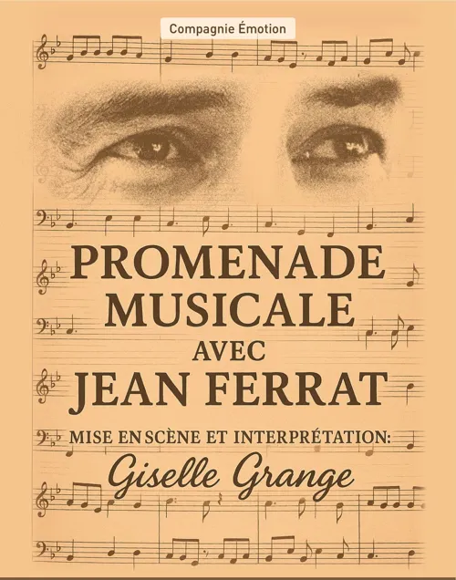 Affiche de Promenade musicale avec Jean Ferrat