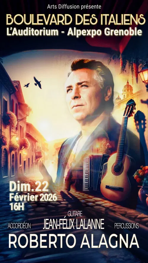Affiche de Roberto Alagna : Boulevard des Italiens