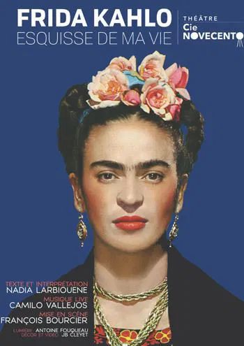 Affiche de Frida Kahlo, esquisse de ma vie