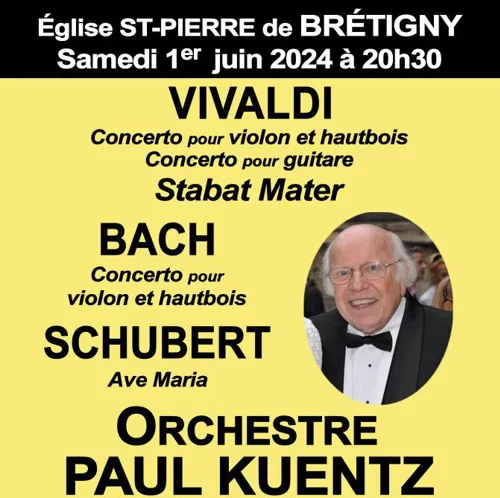 Affiche de Orchestre Paul Kuentz : Bach / Vivaldi / Schubert