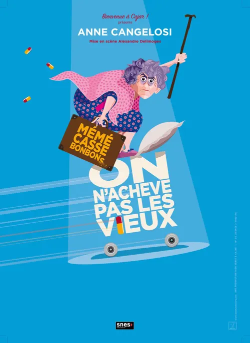 Affiche de mémé casse bonbons 2 : On n'achève pas les vieux
