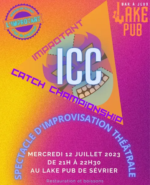 Affiche de Catch d'improvisation théâtrale
