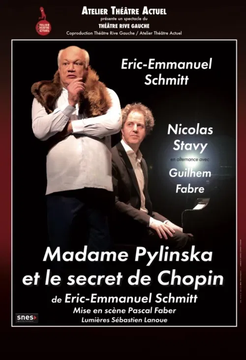 Affiche de Madame Pylinska et le secret de Chopin | de et par Eric-Emmanuel Schmitt