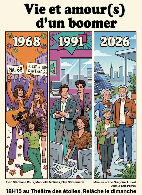 Affiche de Vie et amour(s) d'un boomer
