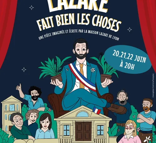 Affiche de Lazare fait bien les choses