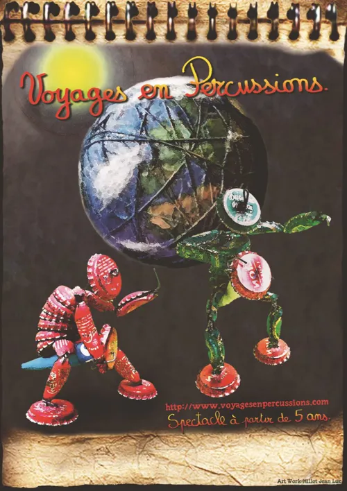 Affiche de Voyages en percussions