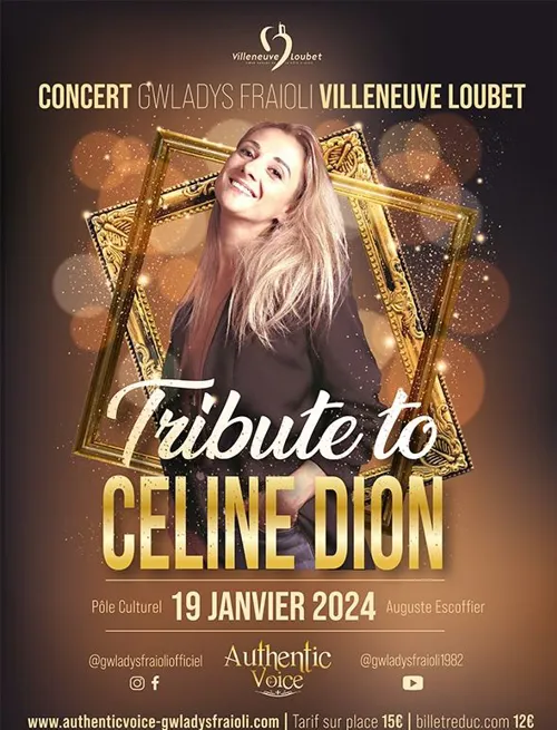 Affiche de Tribute Céline Dion