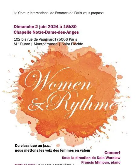 Affiche de Women & Rythme 2024