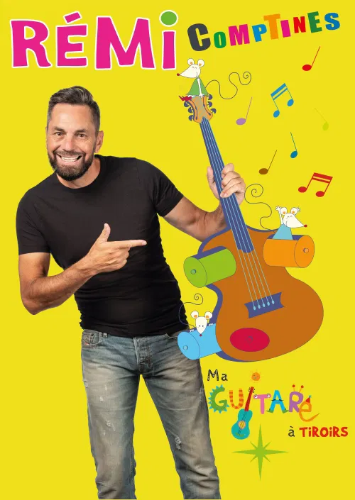 Affiche de Rémi Comptines : Ma guitare à tiroirs | Niort