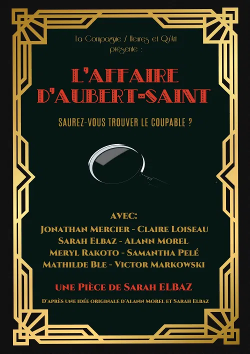 Affiche de L'affaire d'Aubert Saint