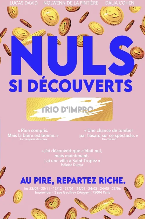 Affiche de Nuls si découverts - Trio d'impro