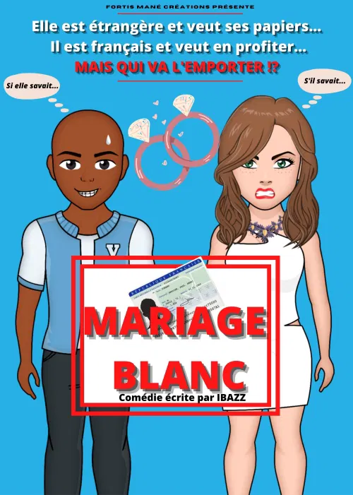 Affiche de Mariage blanc