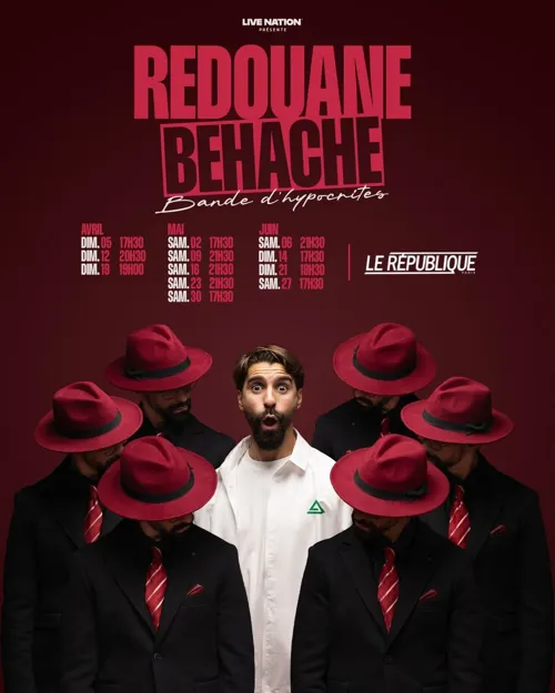 Affiche de Redouane Behache dans Bande d'hypocrites