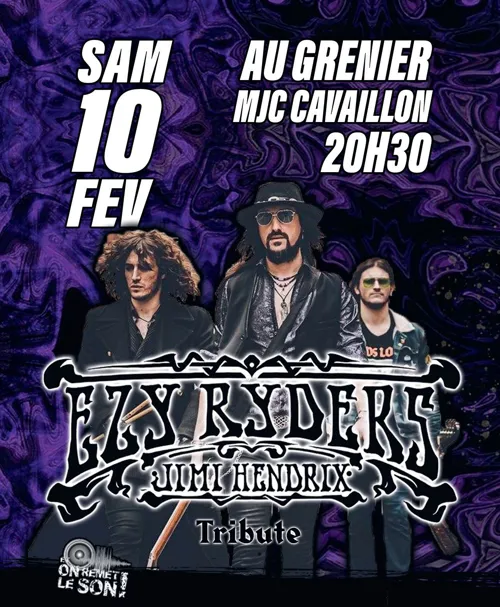 Affiche de Ezy Ryders tribute Jimi Hendrix
