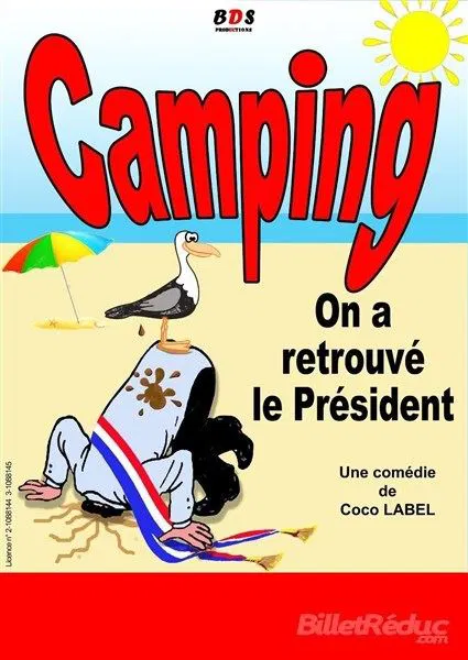 Affiche de Camping ! On a retrouvé le Président