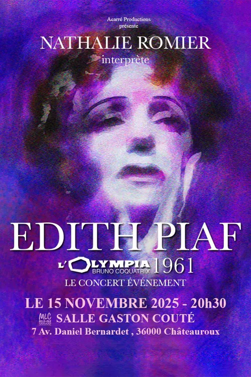 Affiche de Olympia 61 : Nathalie Romier chante Piaf