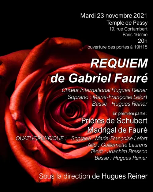 Affiche de Requiem de Fauré